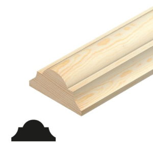 Dado rail close up