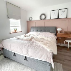 Wall Panelling headboard creator (Priming & Picture Shelf)