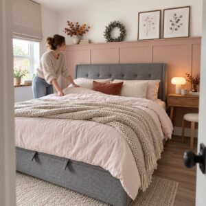 Cut to size- Wall Panelling bedroom headboard