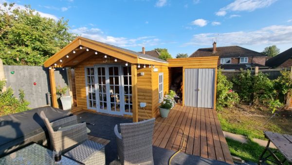 Log lap premium cladding
