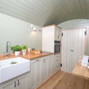 Green bead and butt MDF panelling sheets