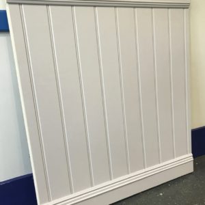 Bead and Butt with skirting and dado rail easy fit panelling kit