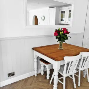 Wall panelling on a budget