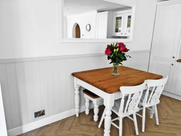 Wall panelling on a budget