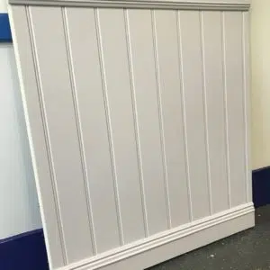 Bead and Butt with skirting and dado rail