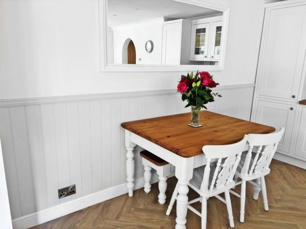 Wall panelling on a budget