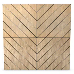 Oak Veneer Chevron