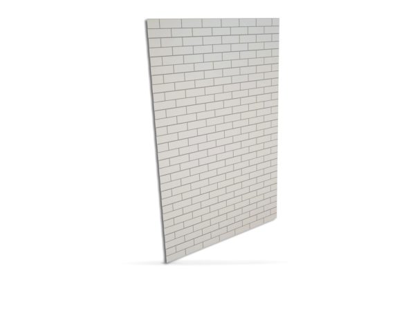 Profile of a brick effect MDF wall panel