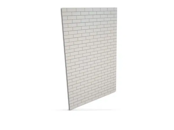 Profile of a brick effect panel