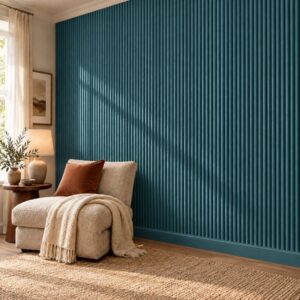 Ribbed wall panelling 2440x1200mm (Wide 30mm ribs)