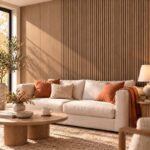 Black-Core Slat Wall Panelling (Melamine Wood Grain)