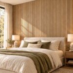 Black-Core Slat Wall Panelling (Melamine Wood Grain)