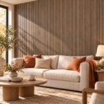 Black-Core Slat Wall Panelling (Melamine Wood Grain)